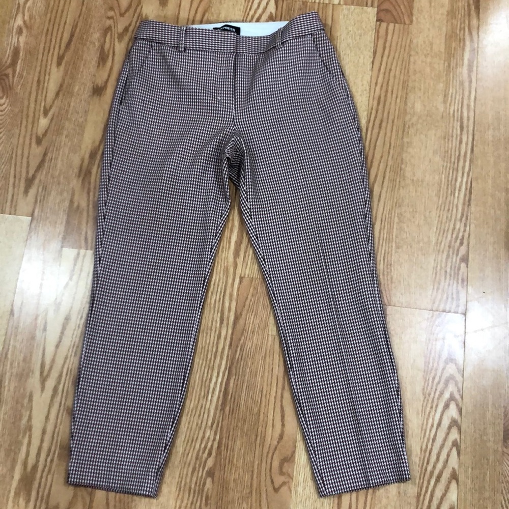 Express Houndstooth Petite Pants